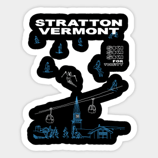 Ski Stratton Sticker